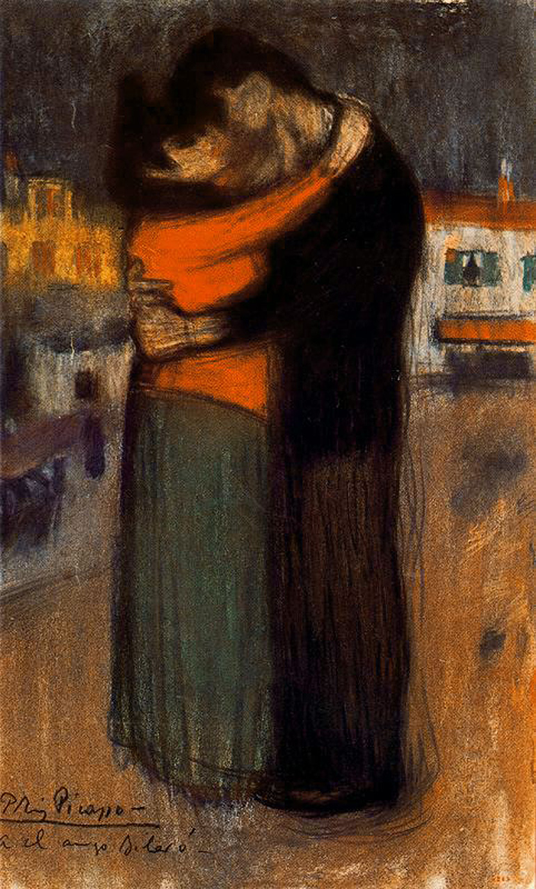 Picasso Lovers of the street 1900